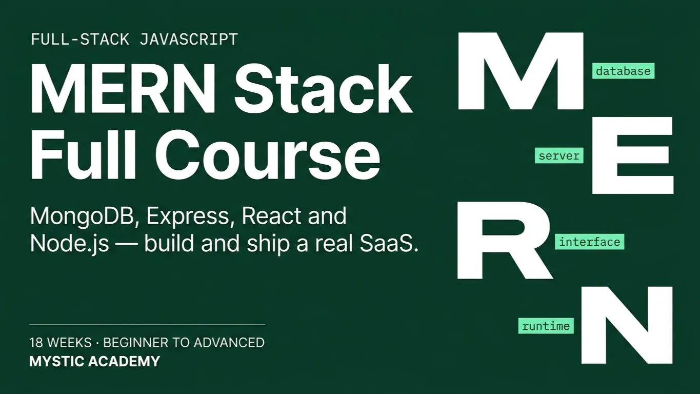 MERN Stack | Full Course